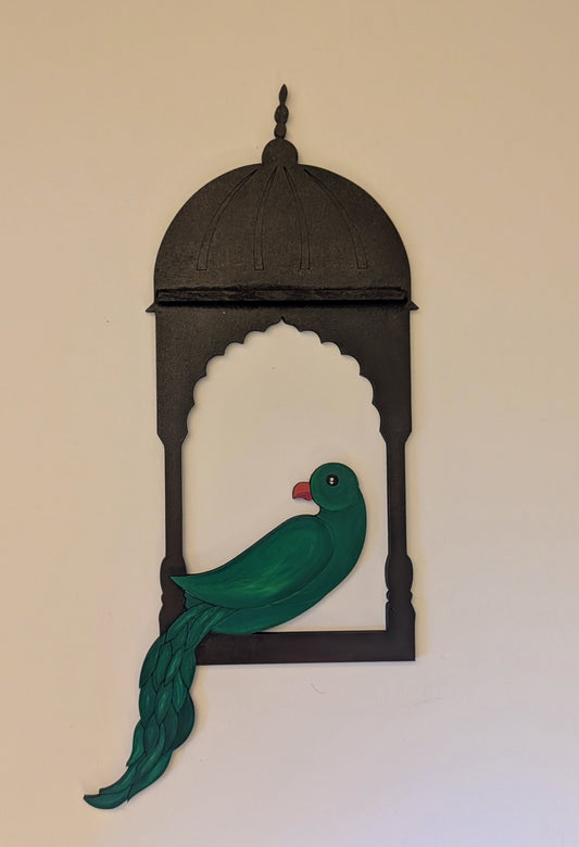 Parrots in Window