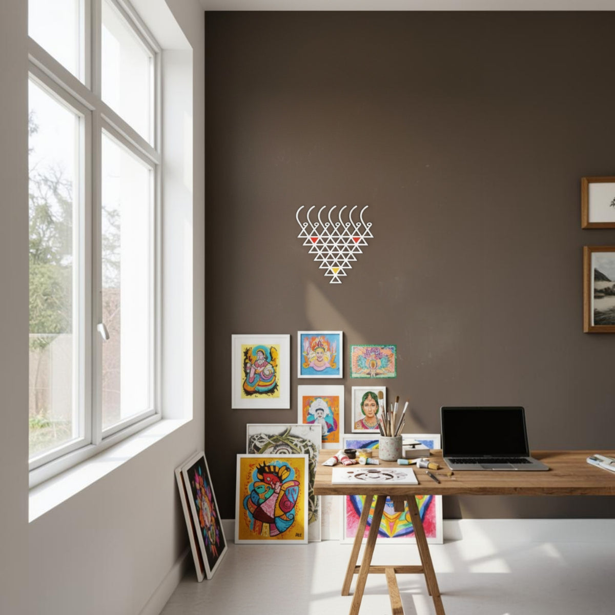 Saraswati Yantra Wall Art