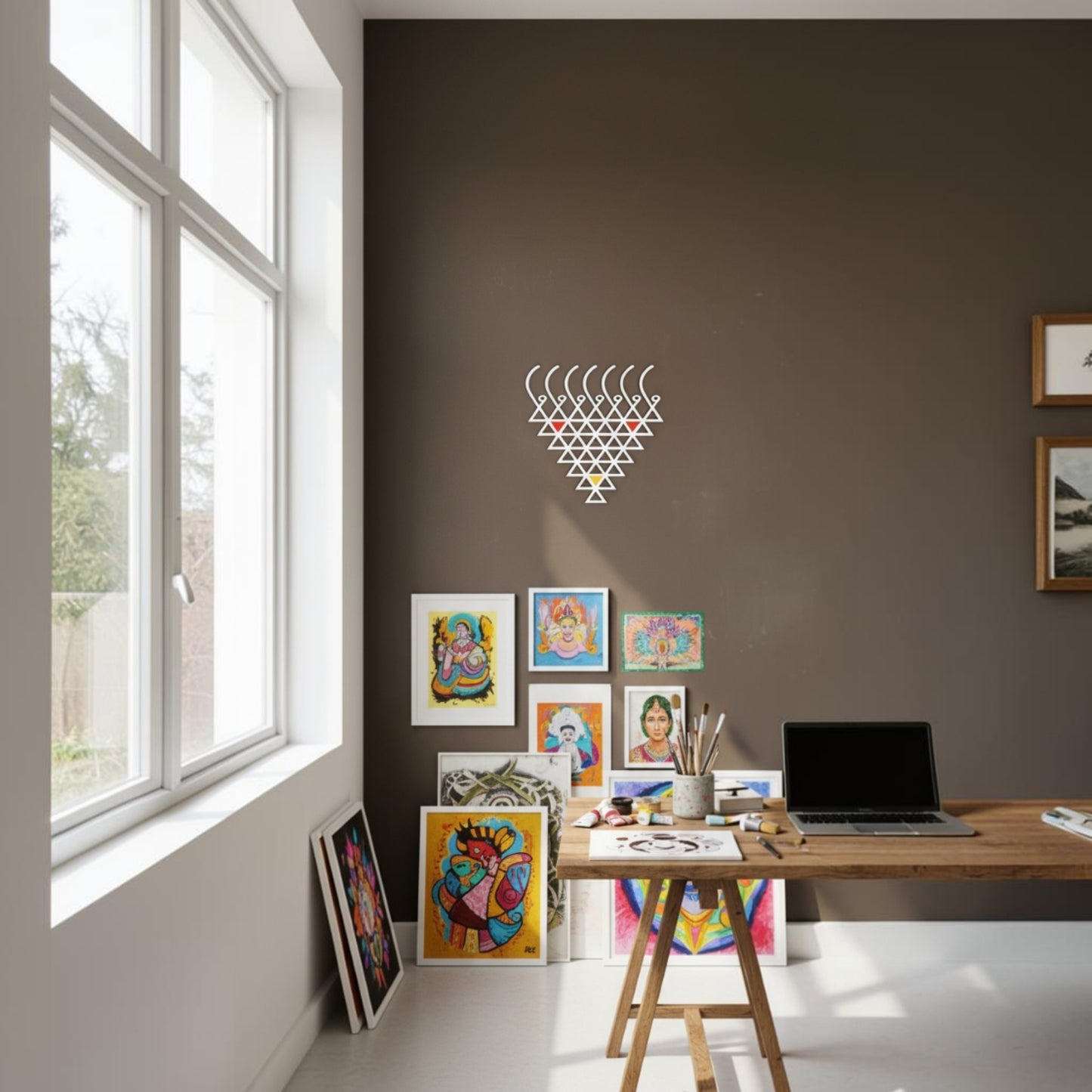 Saraswati Yantra Wall Art