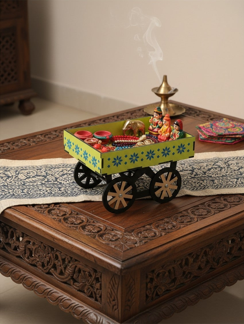 Hand Cart Decorative Tray