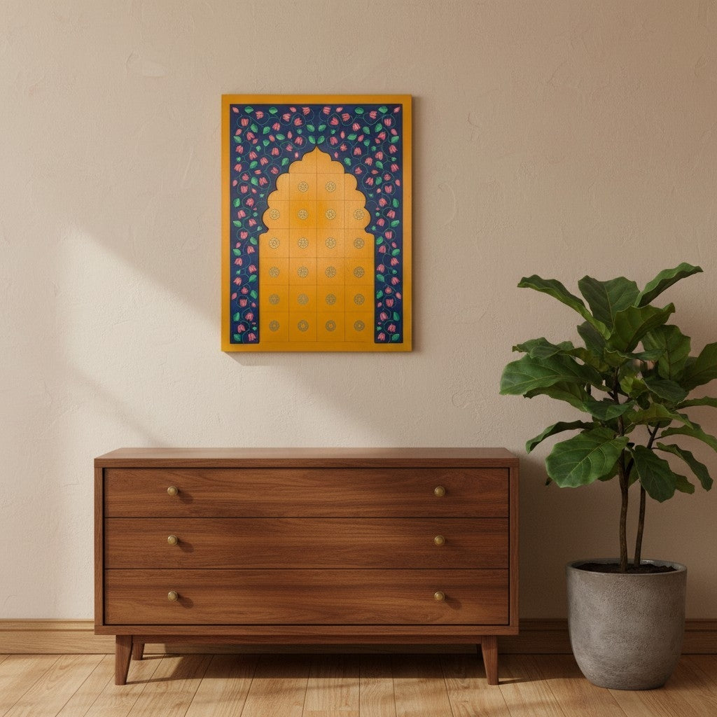 Mustard Arch Wall Accent