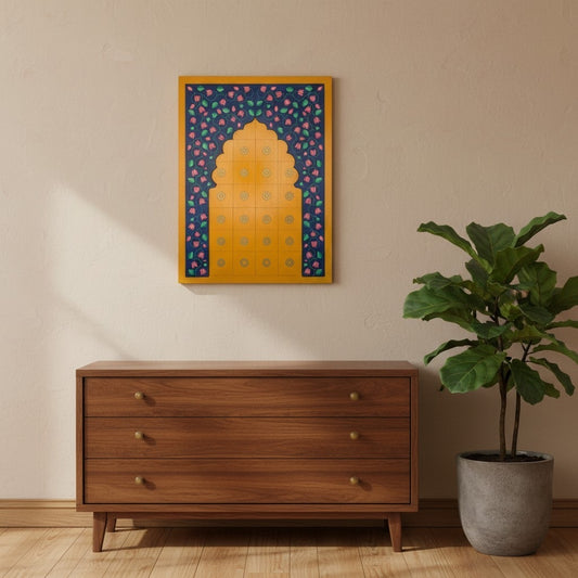 Mustard Arch Wall Accent