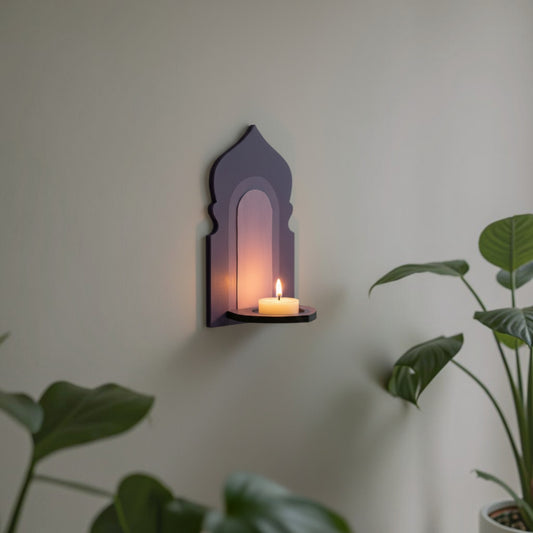 Tea Light Wall Accents: Simplicity