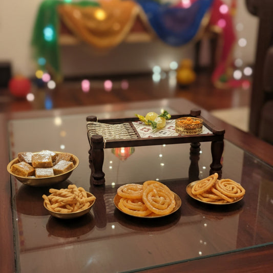 Miniature Wooden Tray (Charpai)